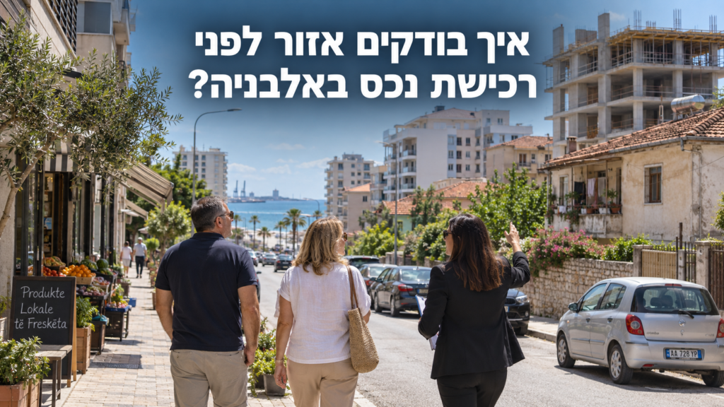 בדיקת אזור לפני רכישת נכס באלבניה